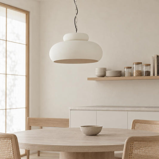 Light & Living Neiva pendel i naturel – stemningsbillede