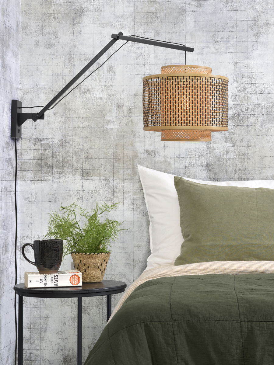 wandlamp-naturel-zwart-bamboe-knikarm-good-mojo-bhutan-variant-image4