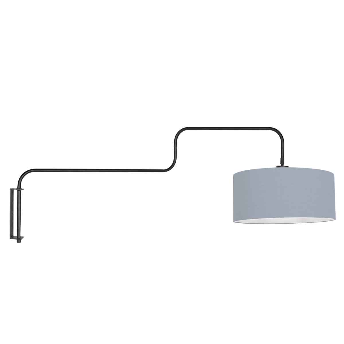wandlamp-trendy-blauwe-stof-metaal-steinhauer-bloeba-main-image
