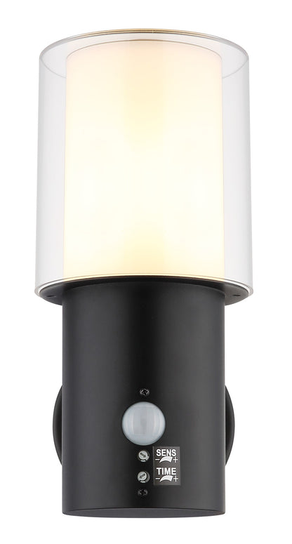Lampada da esterno in acciaio inossidabile nera raffinata – immagine 2