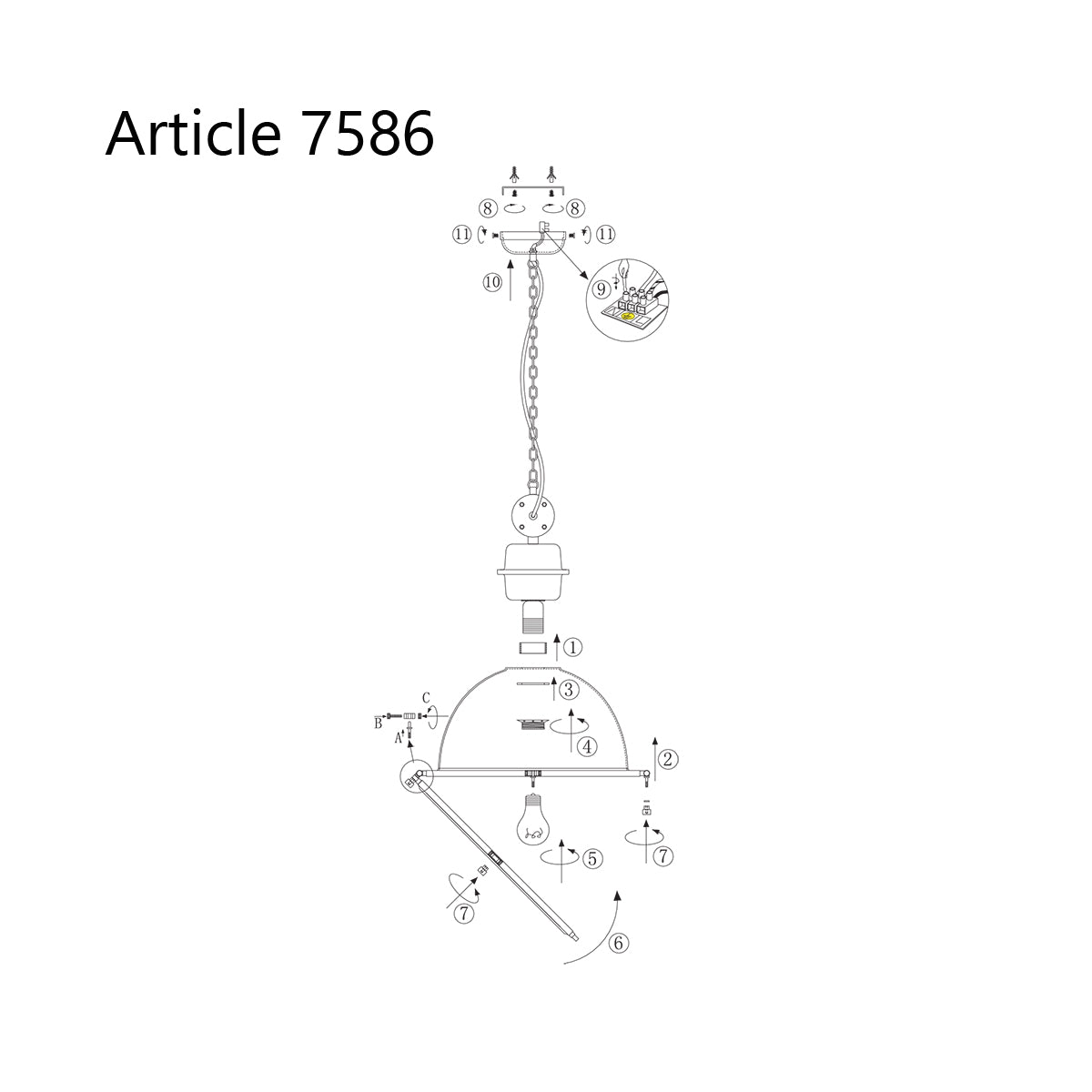 koepelvormige-ruw-zwarte-hanglamp-metaal-glas-steinhauer-bikkel-variant-image9