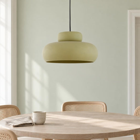 Grøn pendellampe Light & Living Neiva – stemningsbillede
