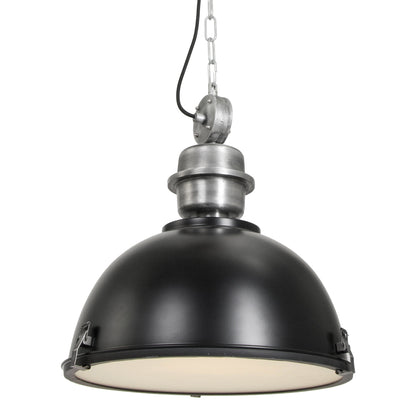 koepelvormige-ruw-zwarte-hanglamp-metaal-glas-steinhauer-bikkel-main-image