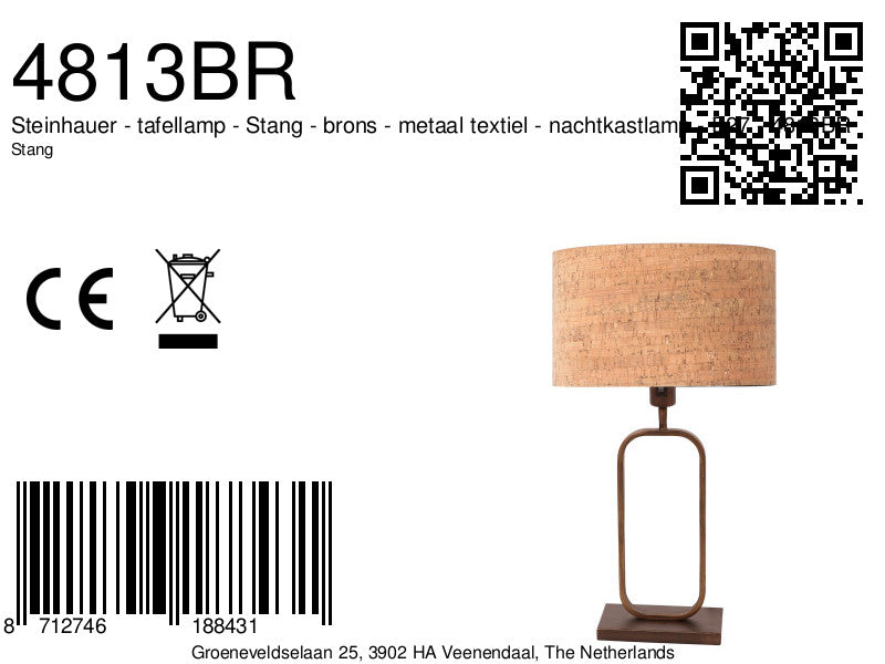 bronzen-tafellamp-met-beige-kurkstructuur-kap-steinhauer-stang-variant-image8a
