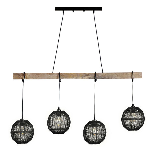 oosterse-zwarte-metalen-hanglamp-globo-hermi-ii-main-image