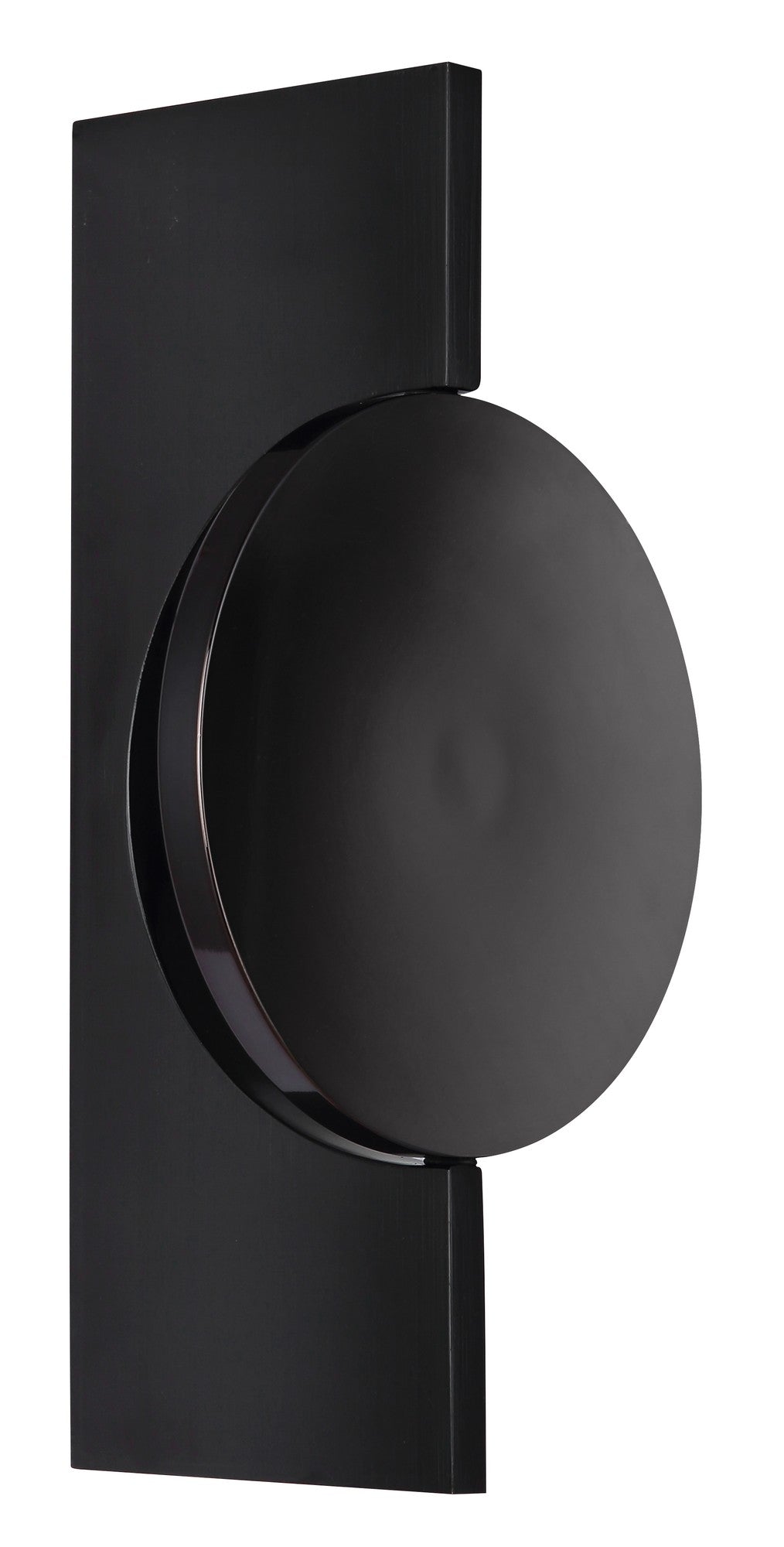 Grande lampada da parete LED in metallo gunmetal – immagine 1