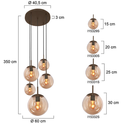 5-lichts-hanglamp-amber-glas-cacao-steinhauer-bollique-variant-image7