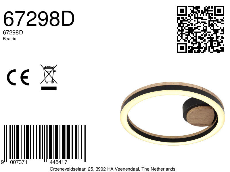 ronde-design-plafondlamp-zwart-bruin-globo-beatrix-variant-image8a