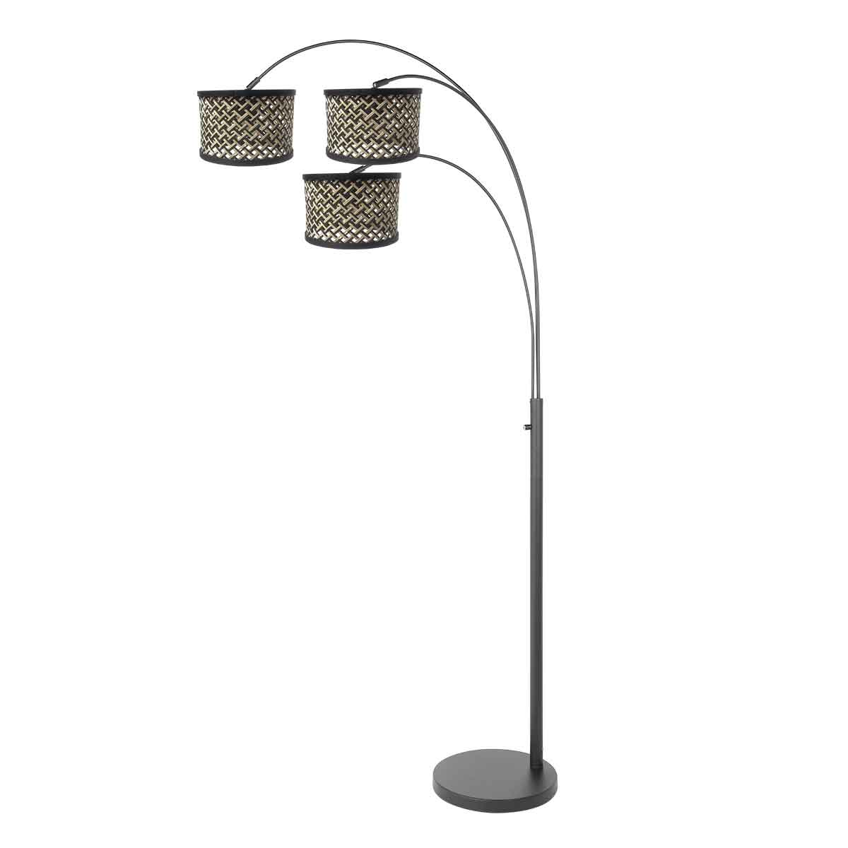 Steinhauer Sparkled Light båglampa svart, 3 ljuspunkter – bild 1