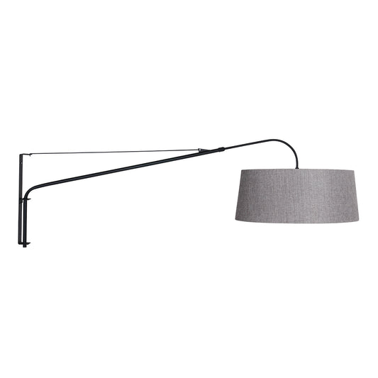 zwarte-wandlamp-met-grijze-linnen-kap-steinhauer-elegant-classy-main-image