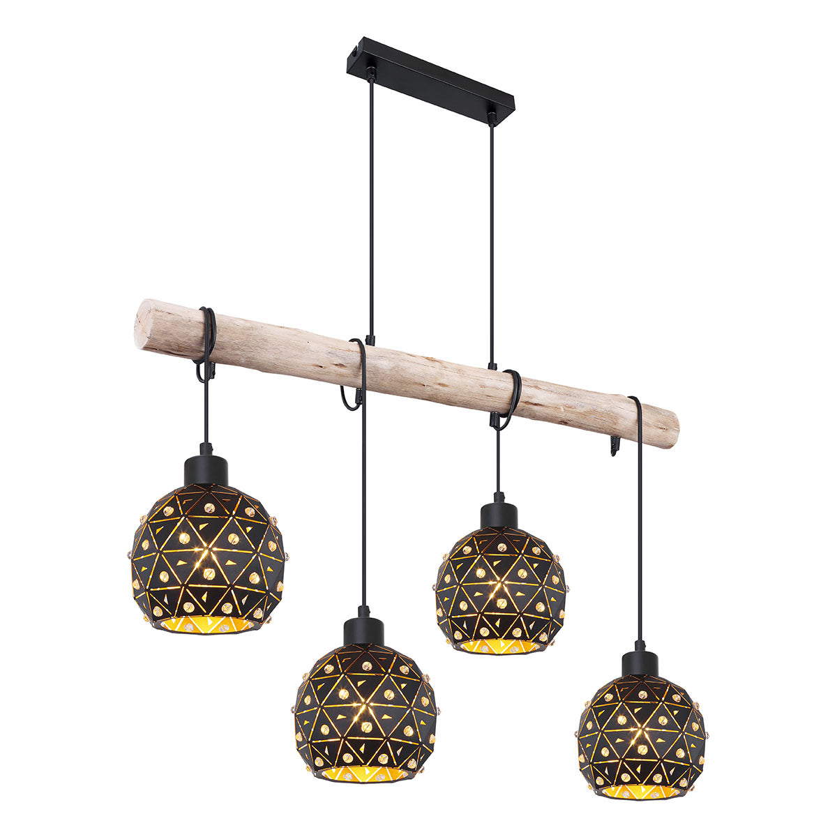 zwart-naturel-4-kap-hanglamp-metaal-hout-globo-jodie-main-image