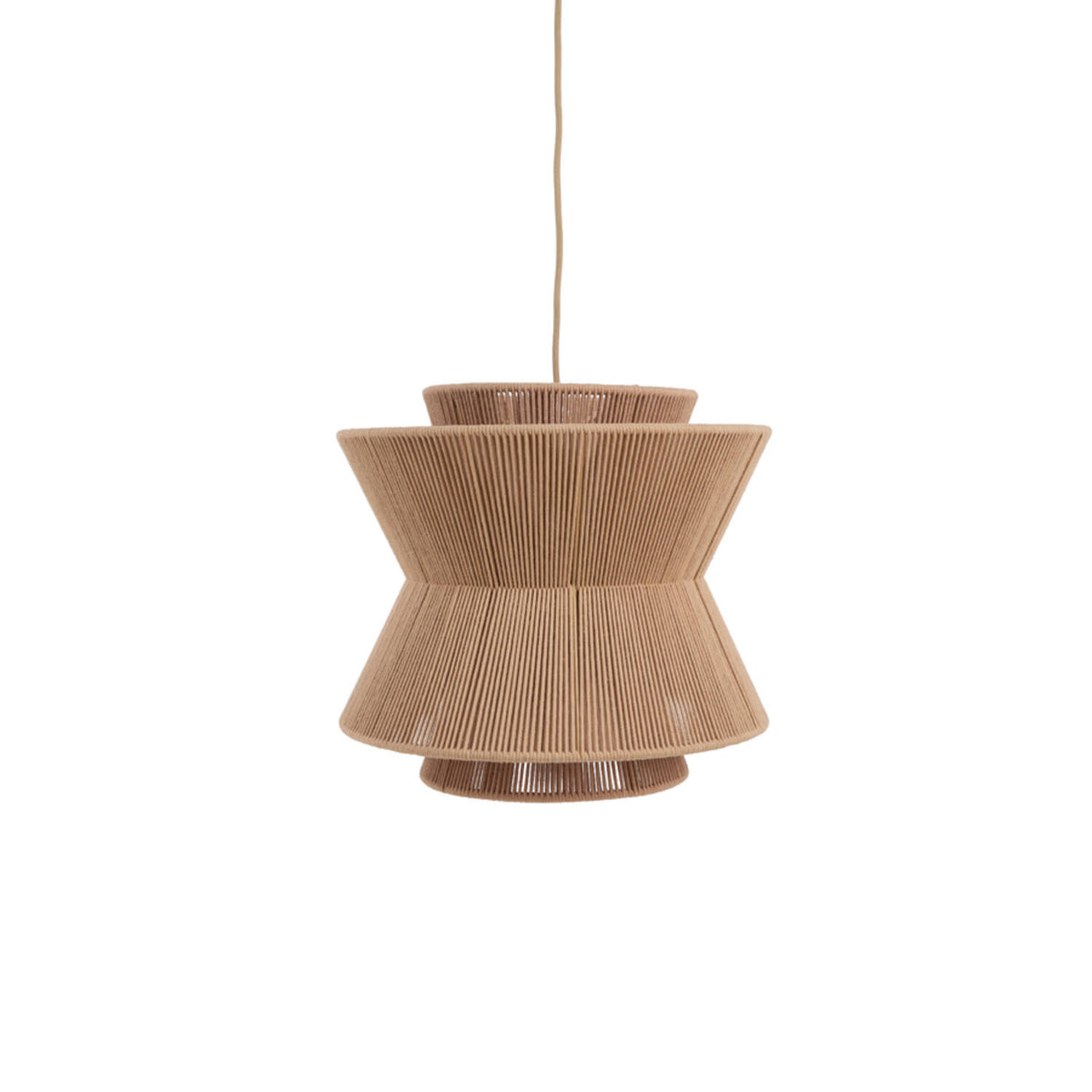 Малък пясъчен текстилен полилей Light & Living Loti