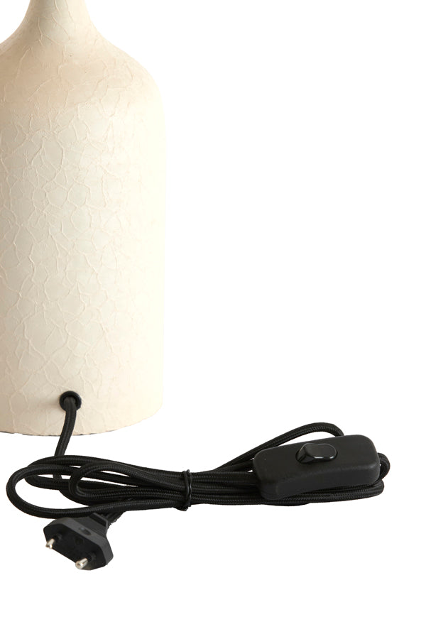 Lâmpada de mesa metálica de cor creme quente Light & Living Yebri – imagem 4
