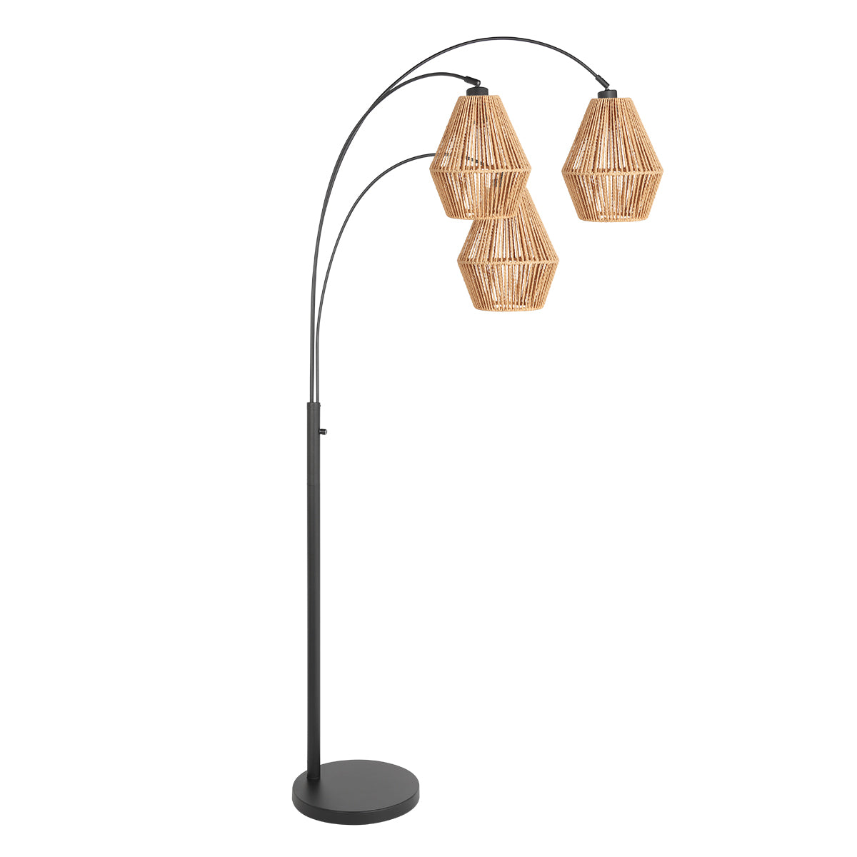 zwarte-booglamp-met-hoge-touwkap-steinhauer-sparkled-light-main-image