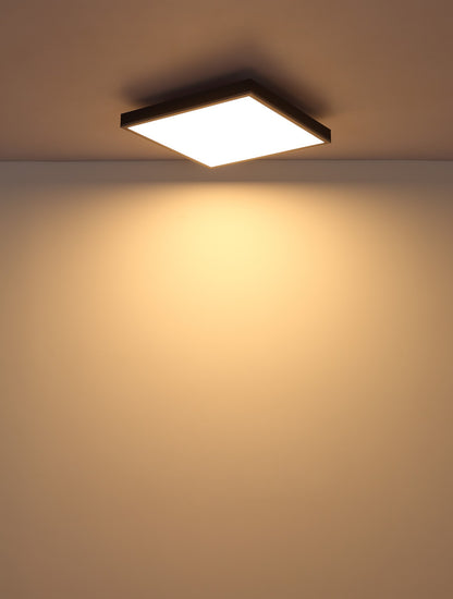 Lille sølvfarvet aluminiums LED loftlampe – billede 4
