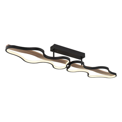 plafondlamp-dubbele-wolkvorm-zwart-houtlook-globo-bezzy-main-image