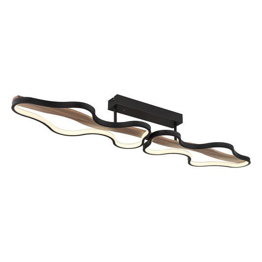 plafondlamp-dubbele-wolkvorm-zwart-houtlook-globo-bezzy-main-image
