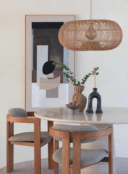 Grande lampada a sospensione in rattan color naturale GOOD&MOJO Arizona – immagine 2