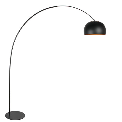 zwarte-booglamp-met-zwart-gouden-kap-anne-lighting-curve-main-image