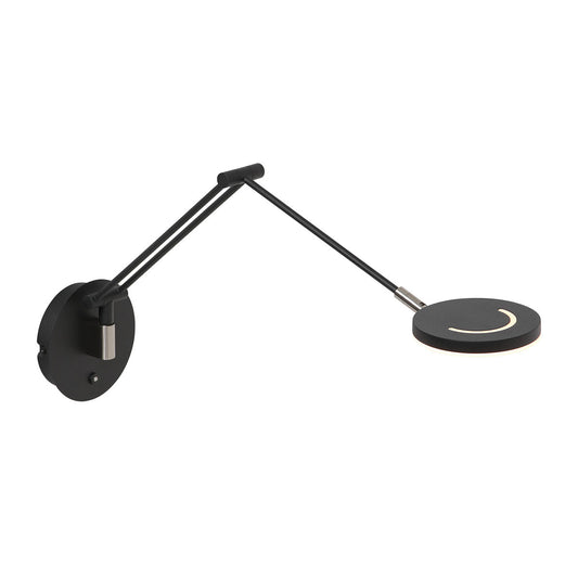 flexibele-zwarte-wandlamp-glasplaat-steinhauer-soleil-main-image