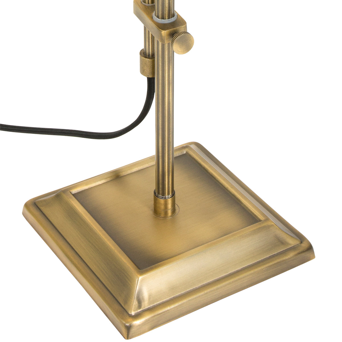 Klasyczna lampa stołowa Ancilla Steinhauer z żółtym szkłem – zdjęcie 10
