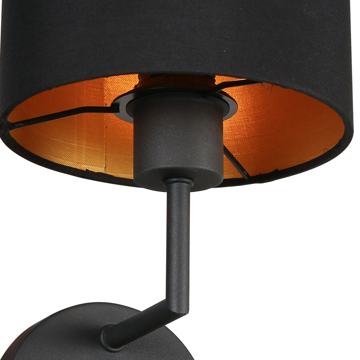 Mexlite Noor zwarte wandlamp met leeslampje – afbeelding 5