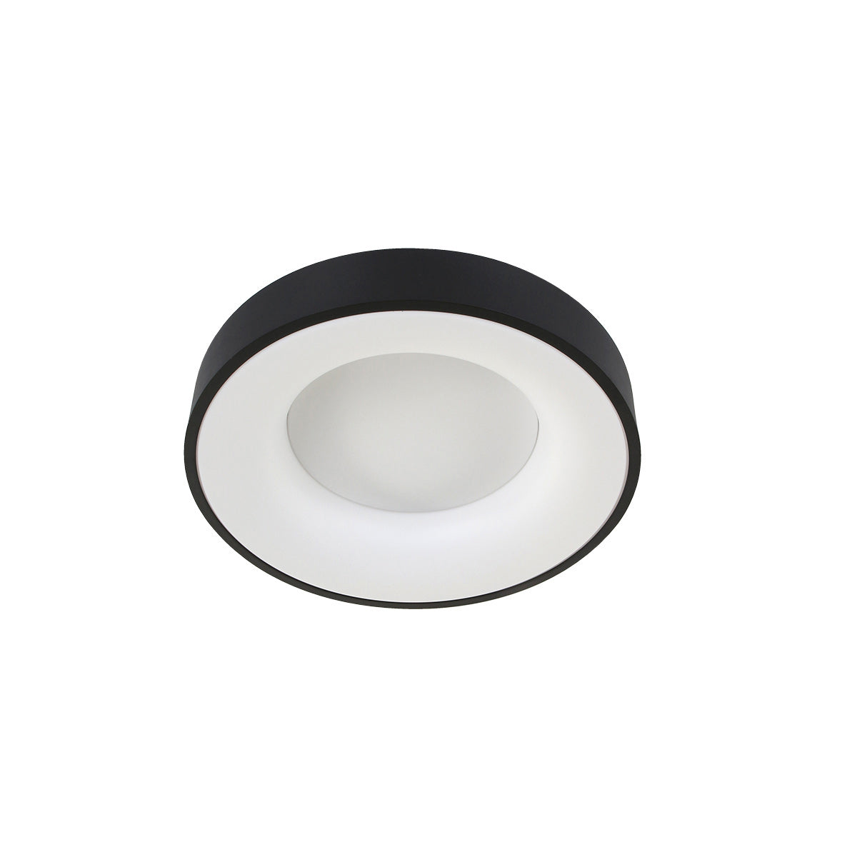 Модерен черен LED плафон Steinhauer Ringlede Ø38 см – изображение 12