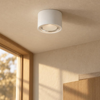 Globo Serena White LED Ceiling Light – lifestyle image