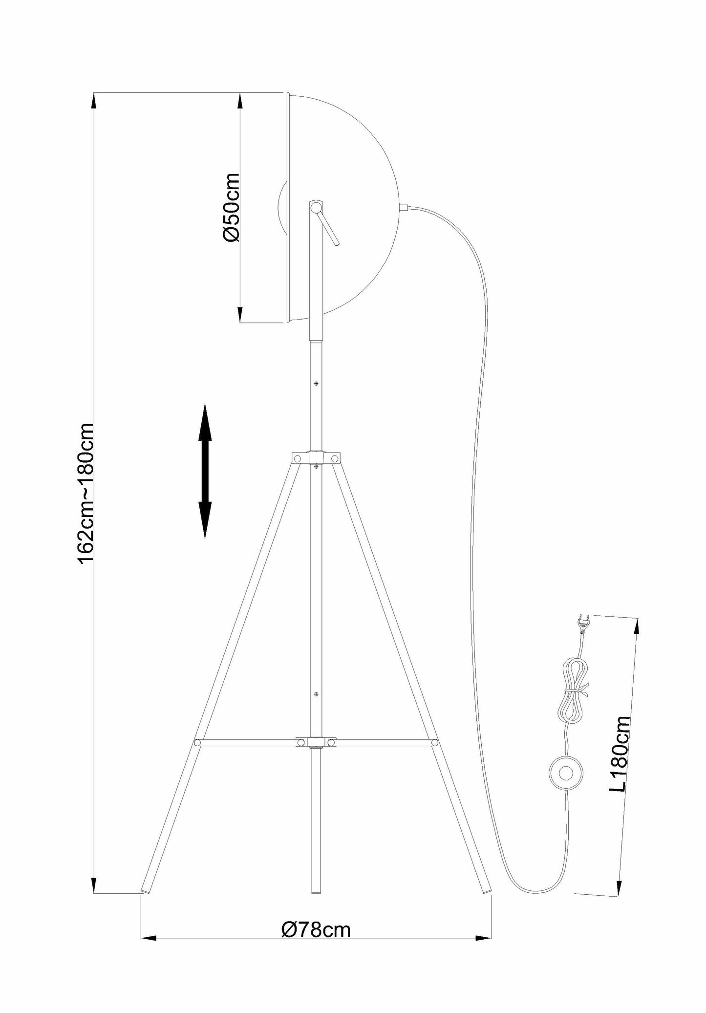 zwarte-driepoot-vloerlamp-goudgevoerde-koepelkap-globo-xirena-variant-image3