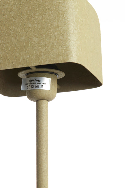 Grande lampada da tavolo in metallo verde oliva Light & Living Elenie – immagine 1