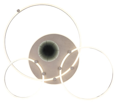 Luz de teto LED metálica branca estilosa – imagem 2