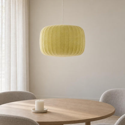 Gele ronde hanglamp Light & Living Lexa – sfeerbeeld