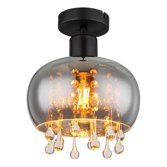 ronde-klassieke-plafondlamp-zwart-globo-corry-main-image