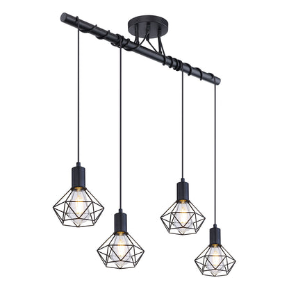 hanglamp-zwart-4-lichts-rasterkap-globo-xara-i-main-image