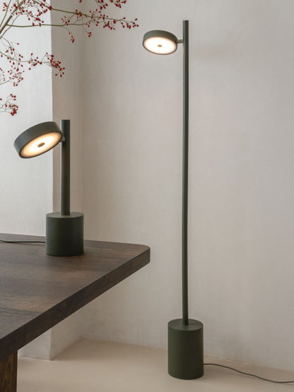 Nadčasová zelená jaseňová podlahová lampa GOOD&MOJO Okinawa – rozmerový nákres