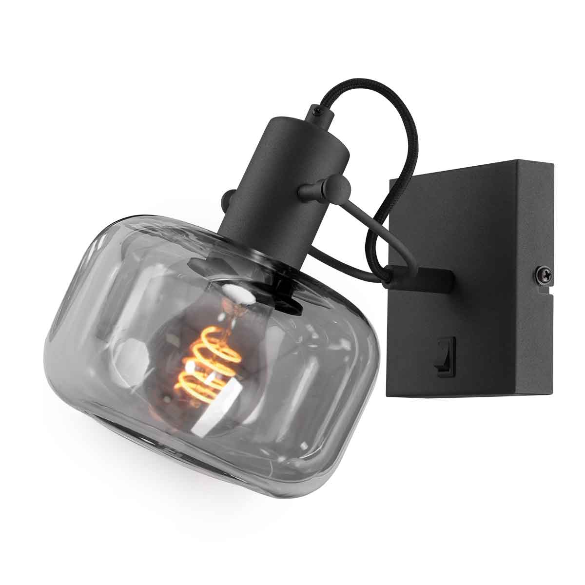 moderne-zwarte-wandlamp-glas-steinhauer-glaslic-variant-image1