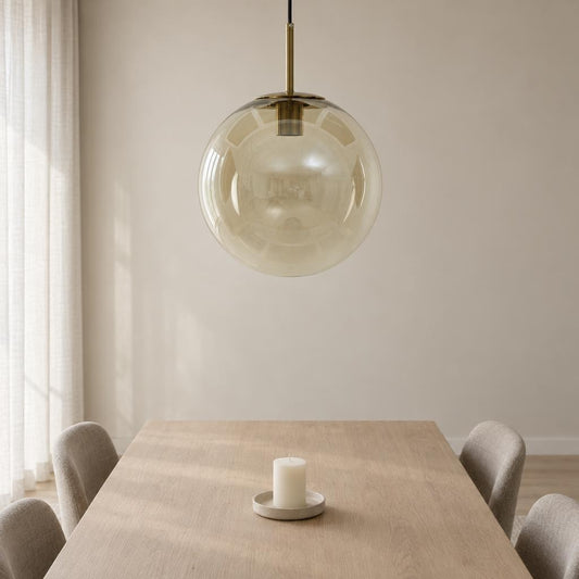 Bronzefarvet kuglependel Light & Living Medina – stemningsbillede