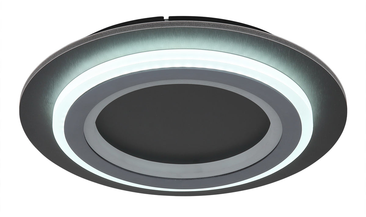 Elegantne must metalline LED 2 valgusega laelamp – pilt 4