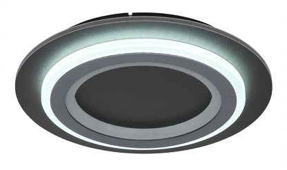 Elegantne must metalline LED 2 valgusega laelamp – pilt 4