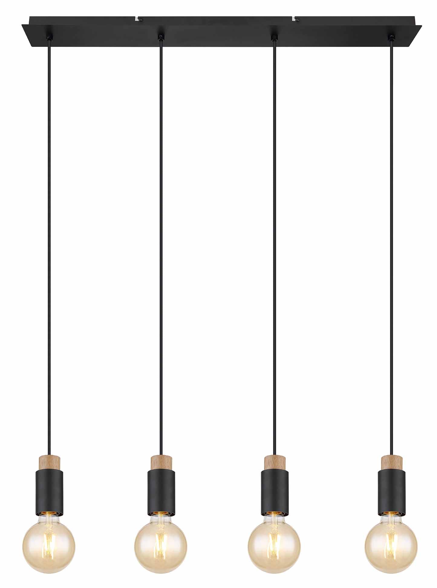 minimalistische-4-lichts-hanglamp-zwart-globo-matti-variant-image1