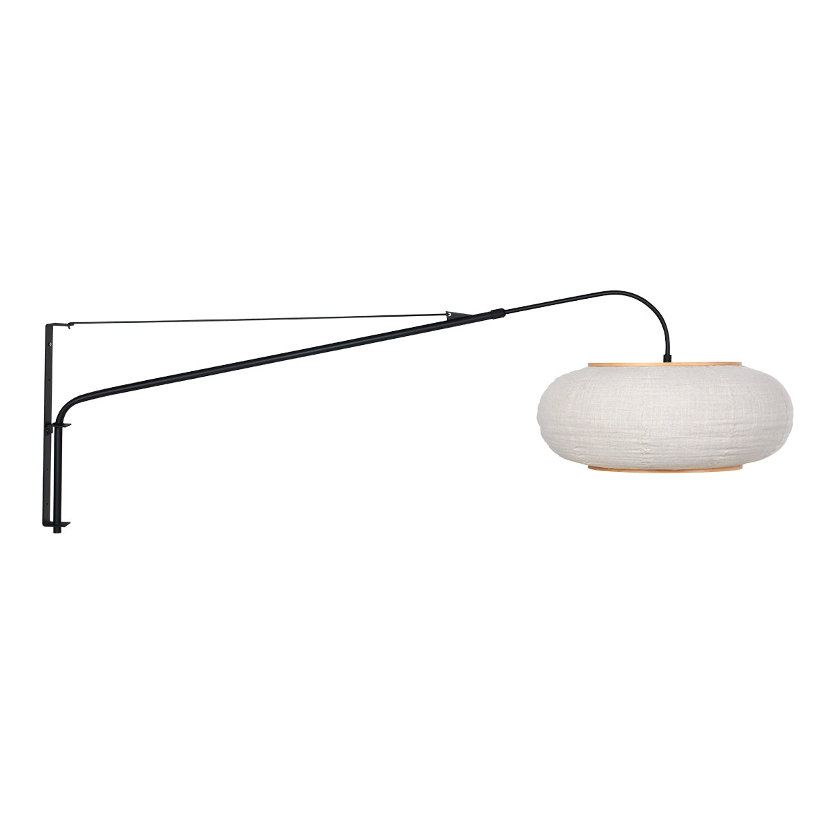 moderne-wandlamp-met-uitschuifbare-arm-en-linnen-kap-main-image
