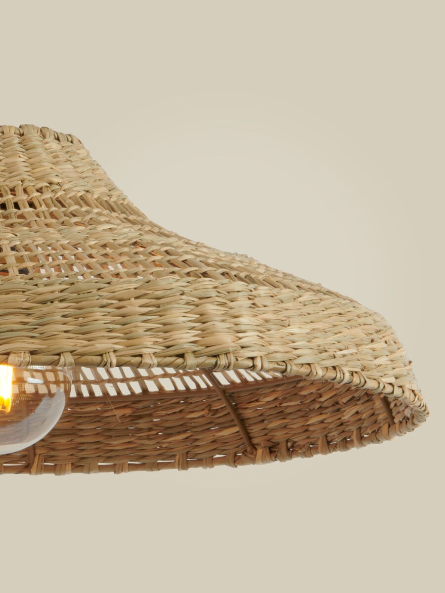 Luminária suspensa de algas marinhas em cor natural quente GOOD&MOJO Santorini – imagem 1