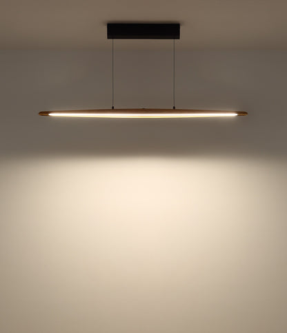 Lampa suspendată din metal negru cu LED-uri, plină de caracter – imaginea 9