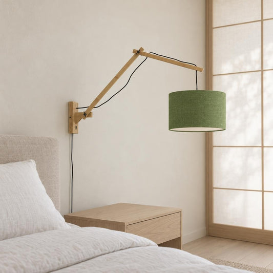 Lampă perete verde articulațiiGOOD&MOJO Andes – fotografie de ambient