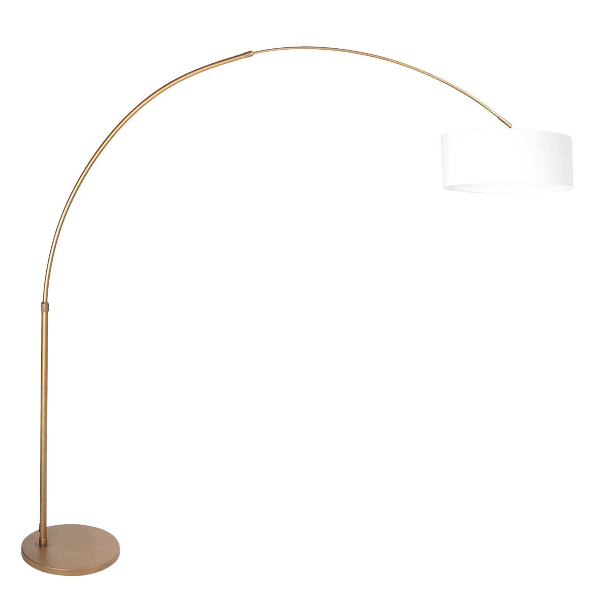 staande-booglamp-brons-met-witte-kap-steinhauer-sparkled-light-main-image