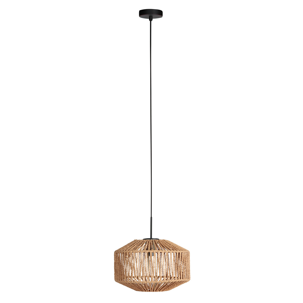 zwarte-pendel-met-compacte-touwkap-mexlite-haloswap-variant-image1