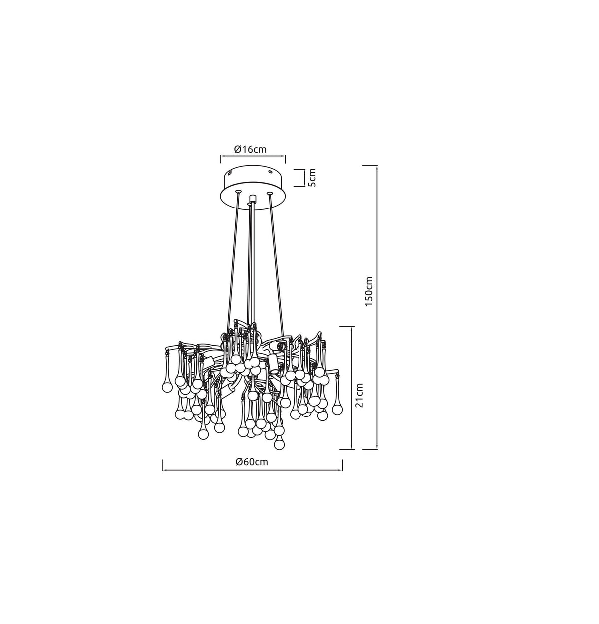 Pequena candelabro de metal cromado – imagem 5