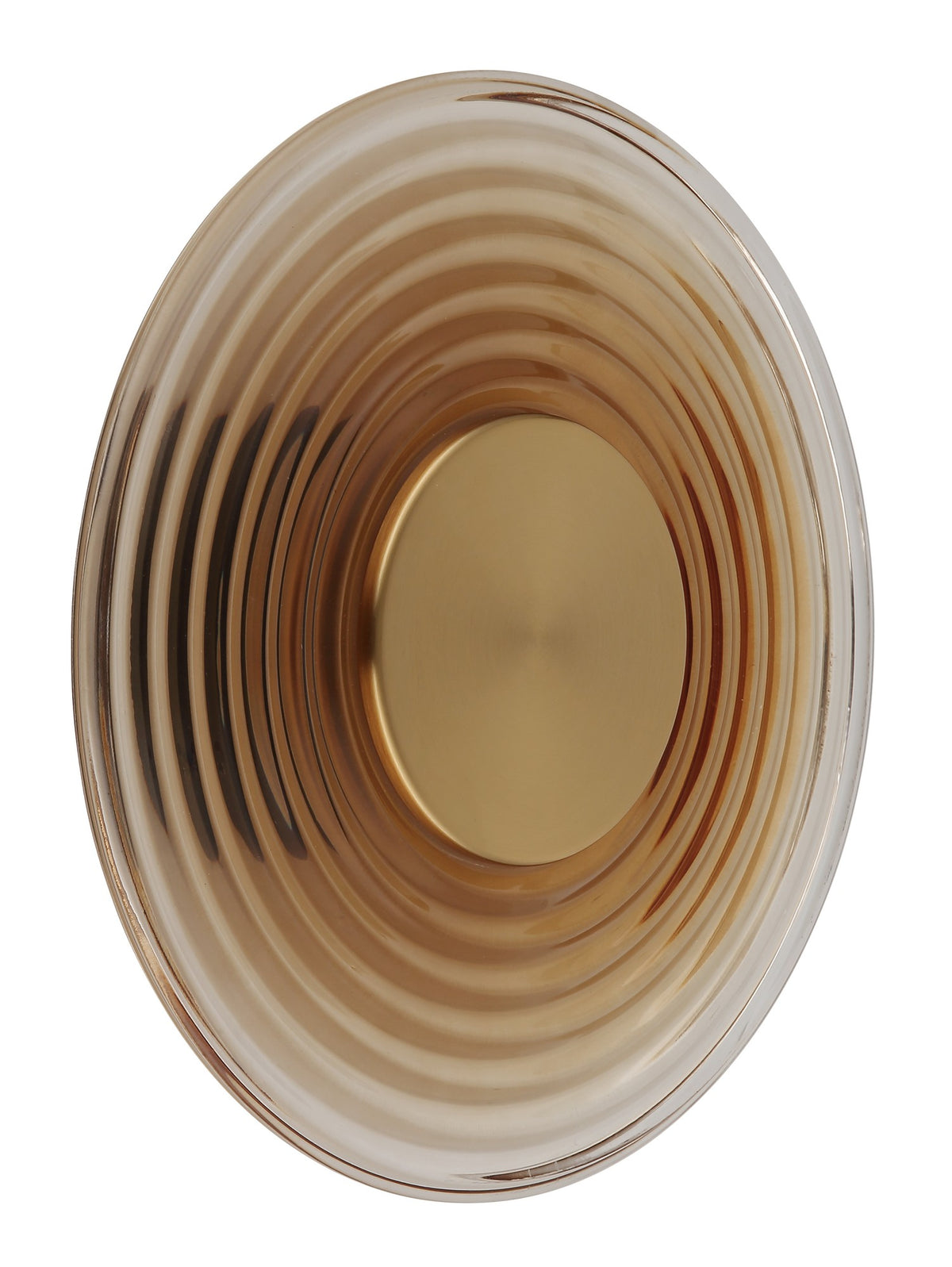 Lampada da parete LED in vetro color ottone affascinante – immagine 1