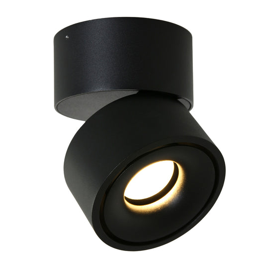 Mexlite Fez Black zwarte LED-opbouwspot