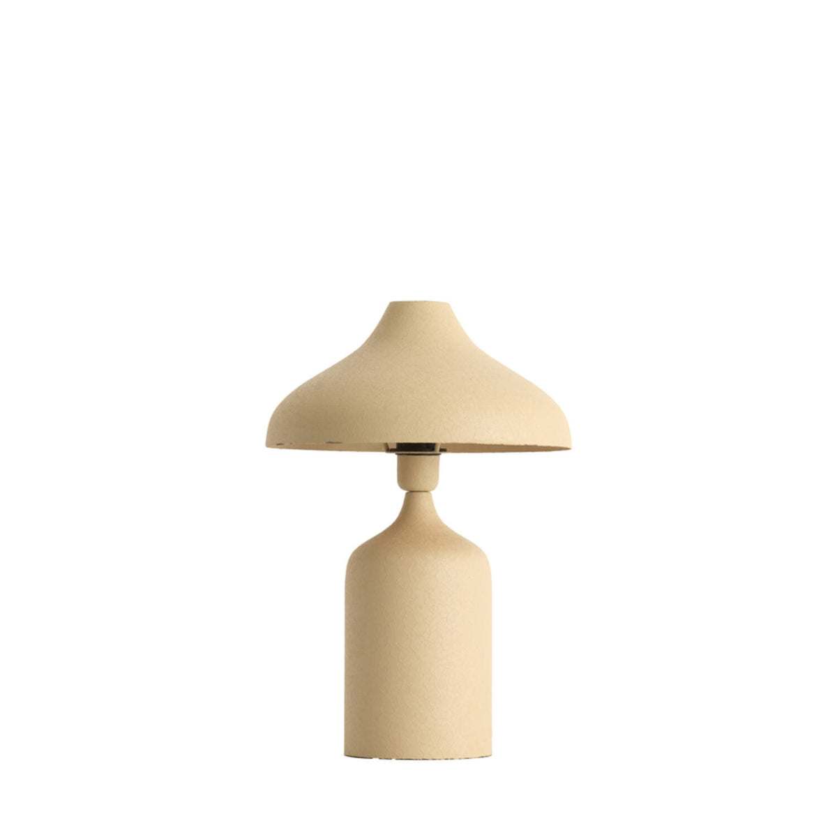 Varm beige metalbordlampe Light & Living Yebri
